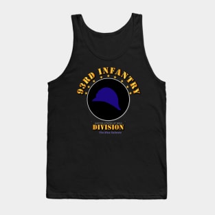 93rd Infantry Division - The Blue Helmets Tank Top